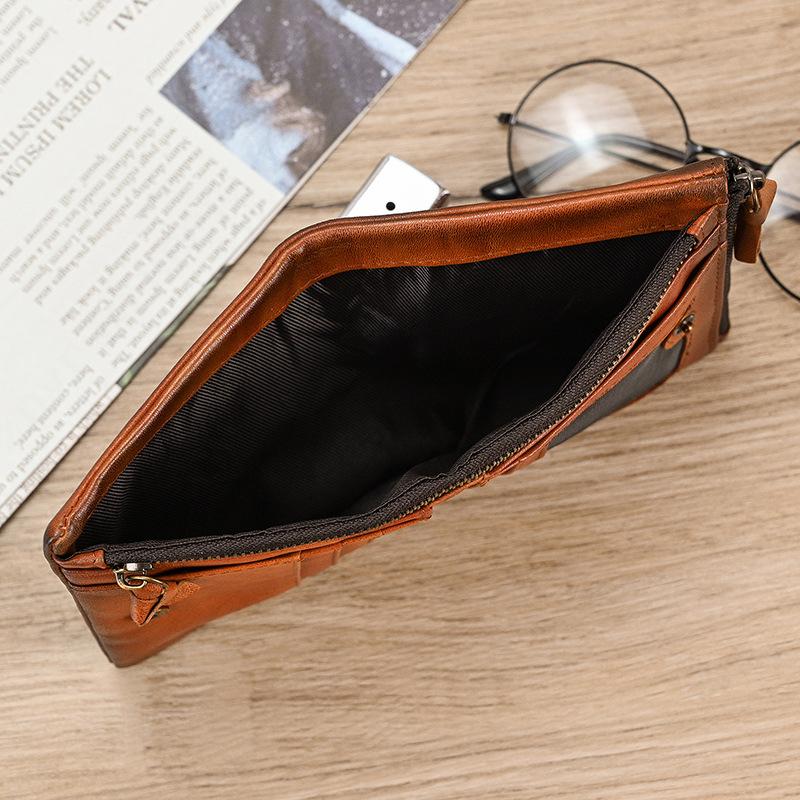 New Fashionable Leather Short Wallet, Men's and Women's Wiped Color Wallet, Multi Slot 20% Discount Coin Purse Wallet, Wallet Holder