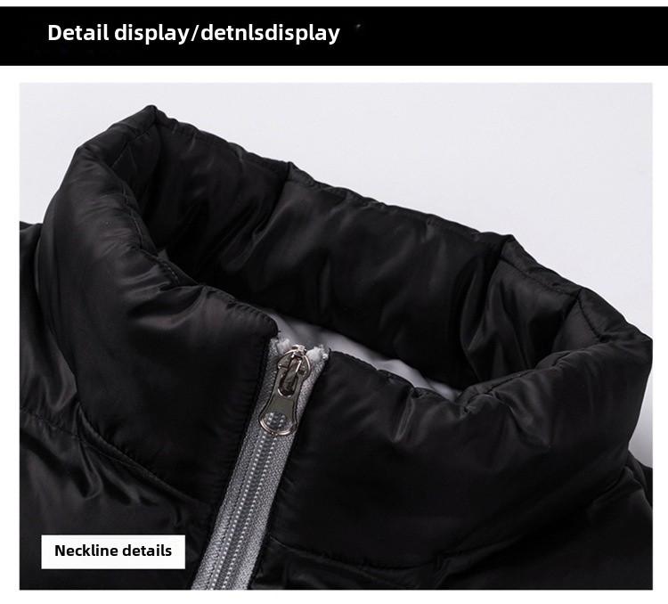 Herren Stehkragen Daunen Baumwolljacke - Winter 2023 Lauf-Edition