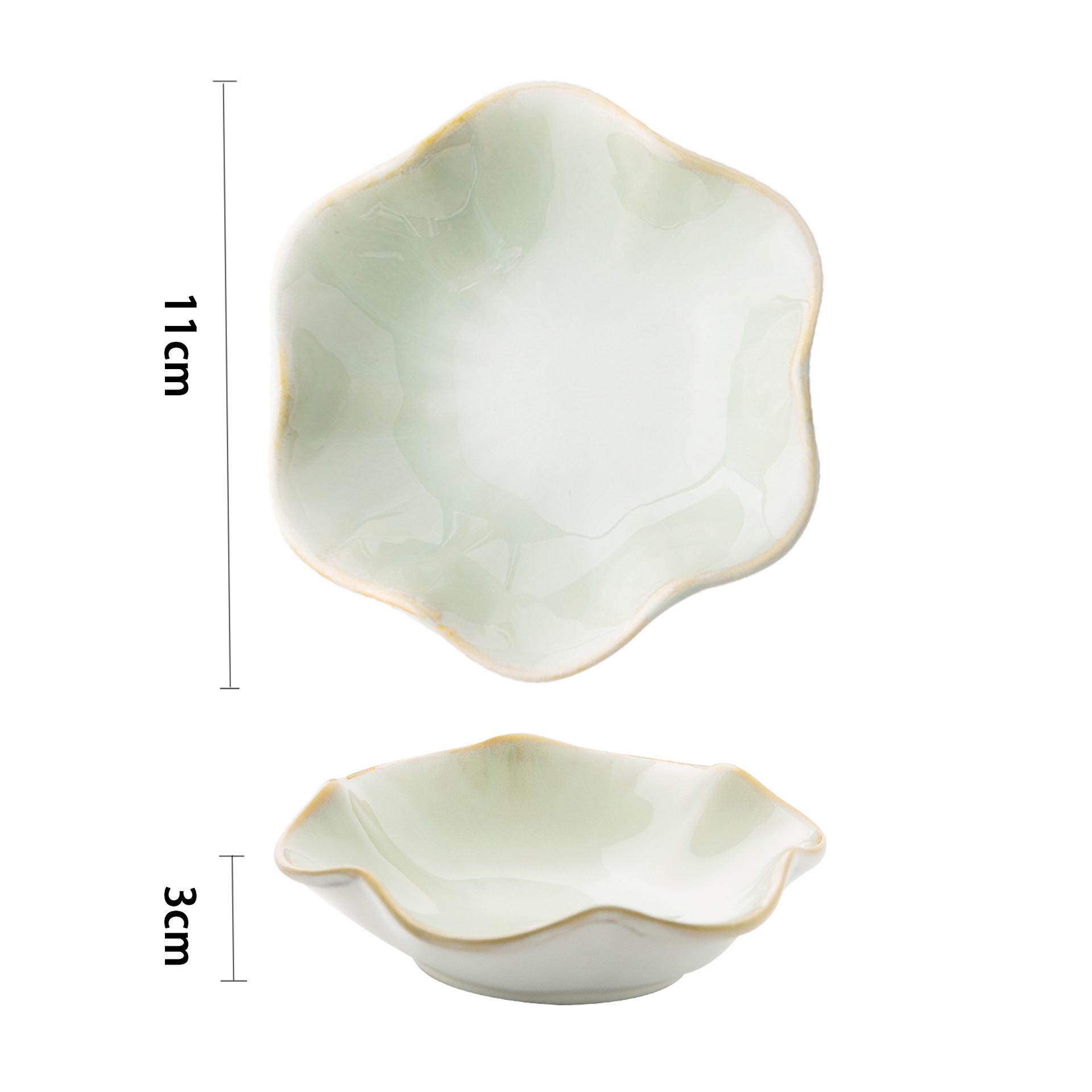 European-Style Ceramic Jewelry Tray & Dessert Dish Set