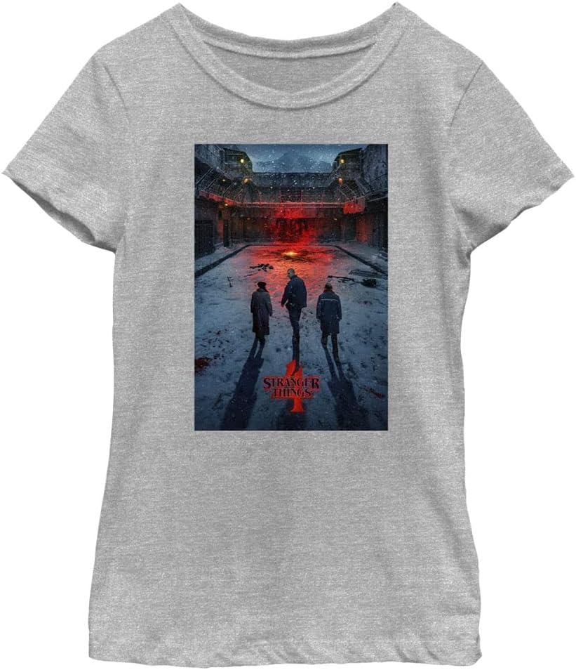 Netflix Stranger Things Russia Poster Girls Short Sleeve Tee Shirt XXL