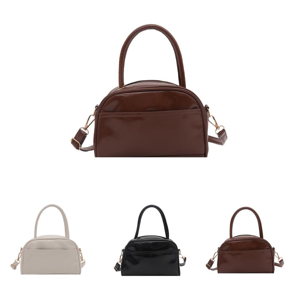 Minimalist Pu Small Shoulder Bag With Solid Color Design For Daily Casual Use