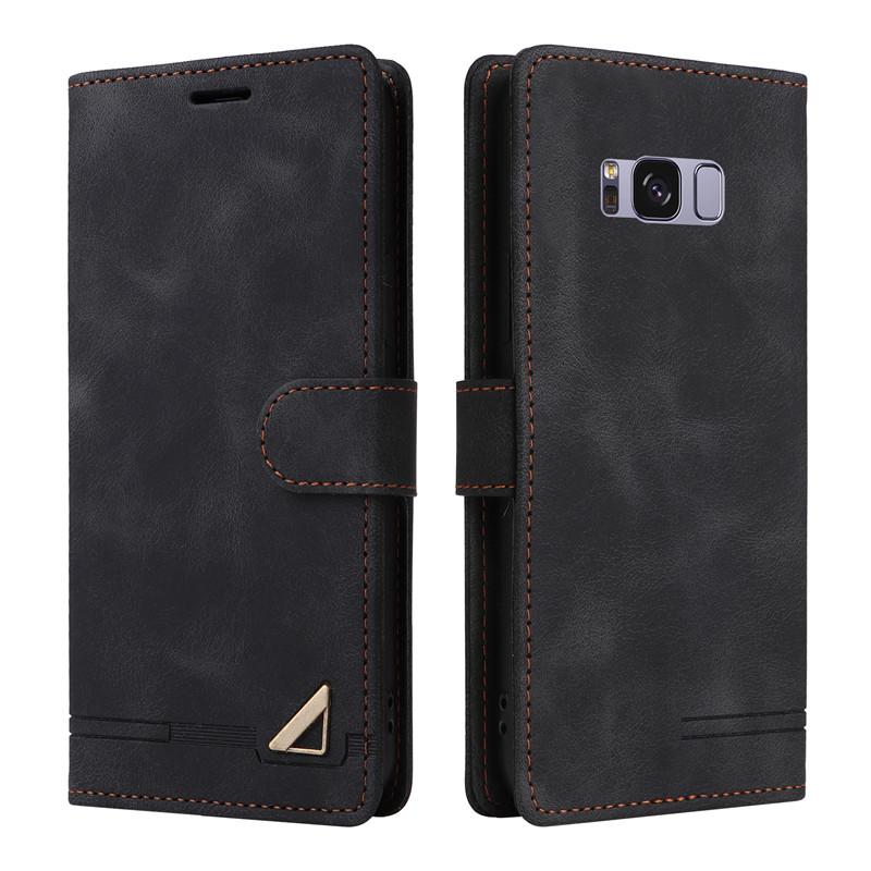 Samsung s8 Plus Deri Cüzdan Çanta Telefon Kılıfı Samsung Galaxy S8+ S8 Plus S8Plus G950F G955F İçin Lüks Kapaklı Kılıf Kart Yuvası