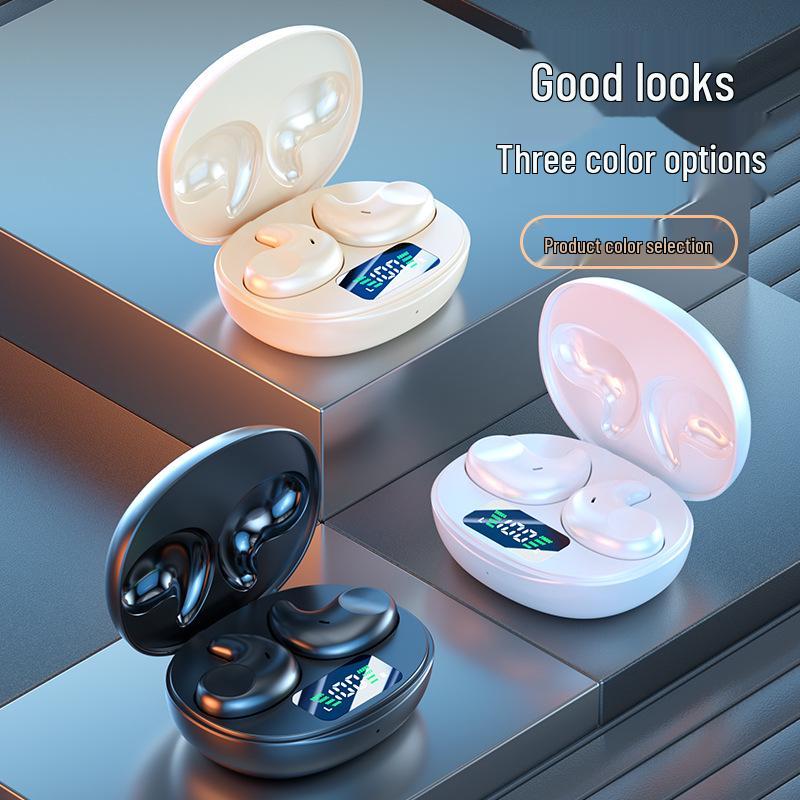 M52 Low-Latency Mini In-Ear Wireless Bluetooth Sleep Earphones with Digital Display