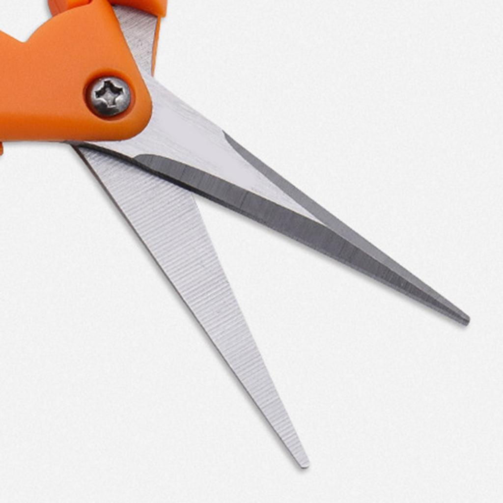 Trimming Scissors With Spring-Loaded Easy Cutting Electrical Cable Notch For Tree Branch Hedge