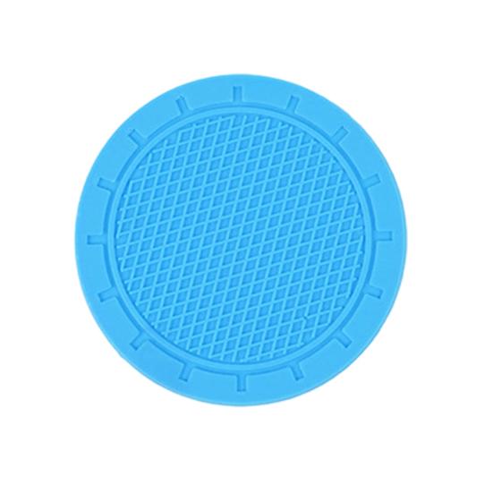 Car Coasters Anti Slip PVC Cup Holder Insert Mats 2.76" Diameter Compact Cup Holders Universal Car Interior Vehicle Accessories