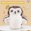 10pcs Automatic Cat Teaser Shaking Bird Pet Toy Simulated Cat Hunting Toys Snowy Owl Bird Doll