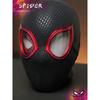1:1 Miles Morales Mask with Movable Eyes Mascara Electric Gwen Spider Helmet Ring Control Halloween Cosplay Mask Toy Man Gift