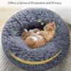 40cm Round Pet Bed for Large Dog Bed Super Soft Cat Bed Long Plush Dog House for Medium Dog House Winter Warm Sleeping