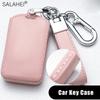 Leather Car Key Case Leather For Volvo C30 Xc40 Xc60 Xc90 S60 S70 S80 S90 Xc90 - V50 V90 S40 D5 T5 T6 Keychain Bag