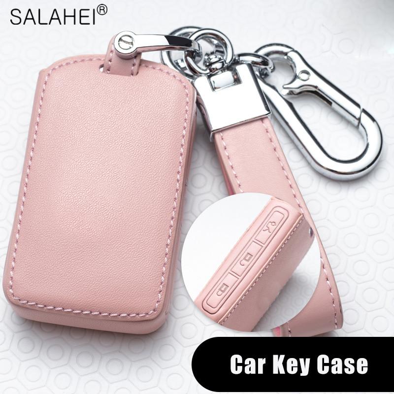 Leather Car Key Case Leather For Volvo C30 Xc40 Xc60 Xc90 S60 S70 S80 S90 Xc90 - V50 V90 S40 D5 T5 T6 Keychain Bag