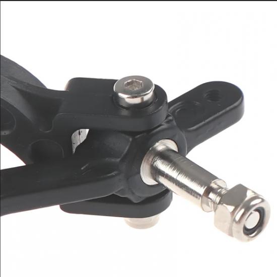 Metal Front Axle with Steering Link for 1/14 Tamiya Tractor Truck RC Car Parts