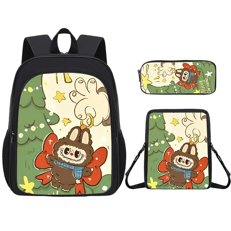 Cartoon Backpack For Kid With Graphic Design And Large Capacity Daily For