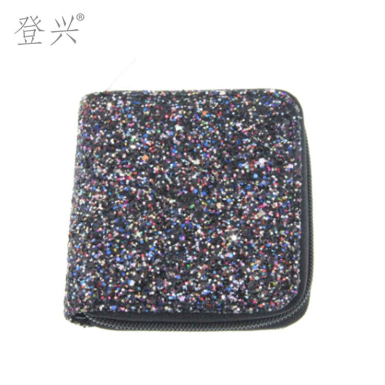 

Новый кошелек из лазерной ПУ с пайетками, студенческий мультяшный детский кошелек D система