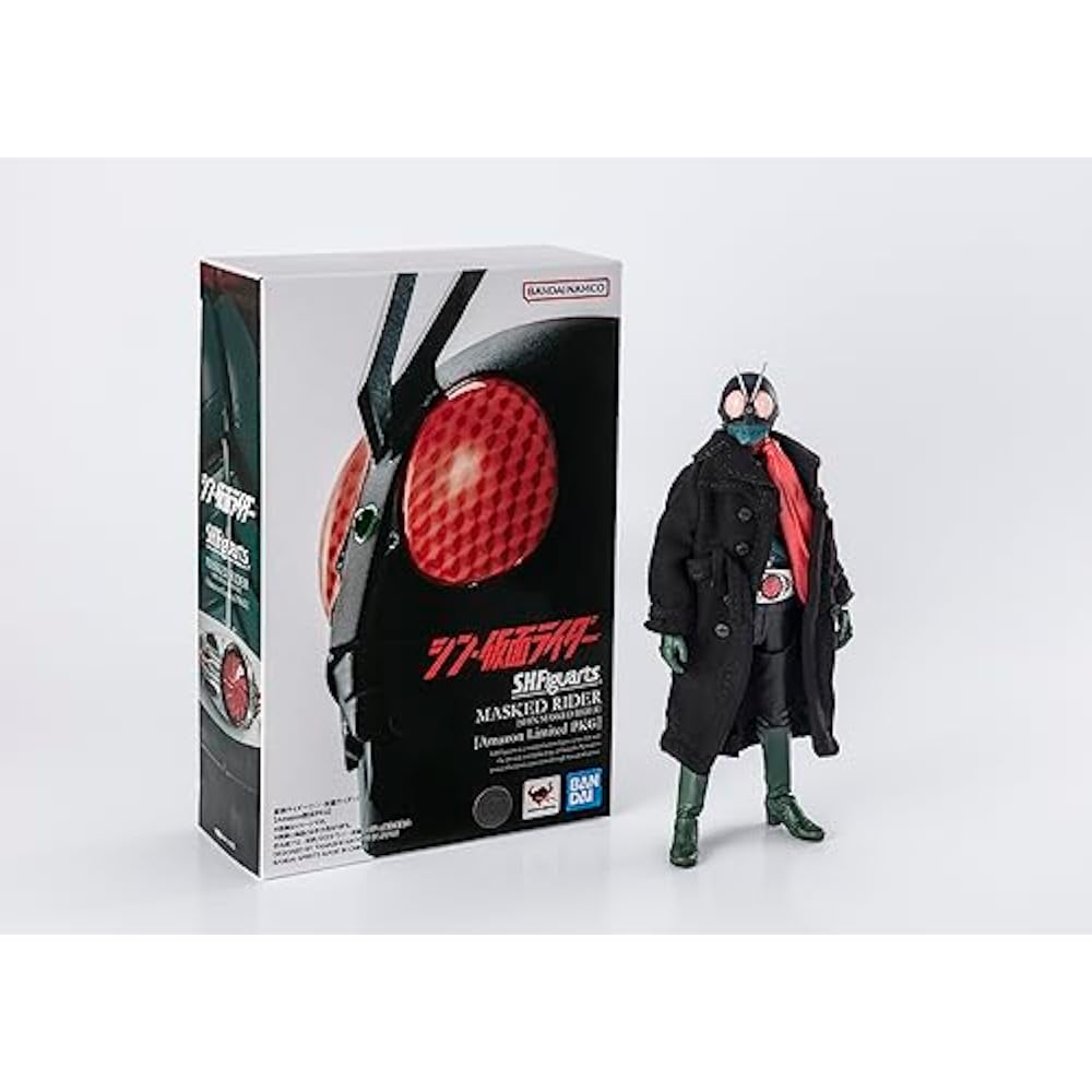 TAMASHII NATIONS S.H. Figuarts Kamen Rider (Shin Kamen Rider) [Amazon Limited PKG] Approx. 145 mm...