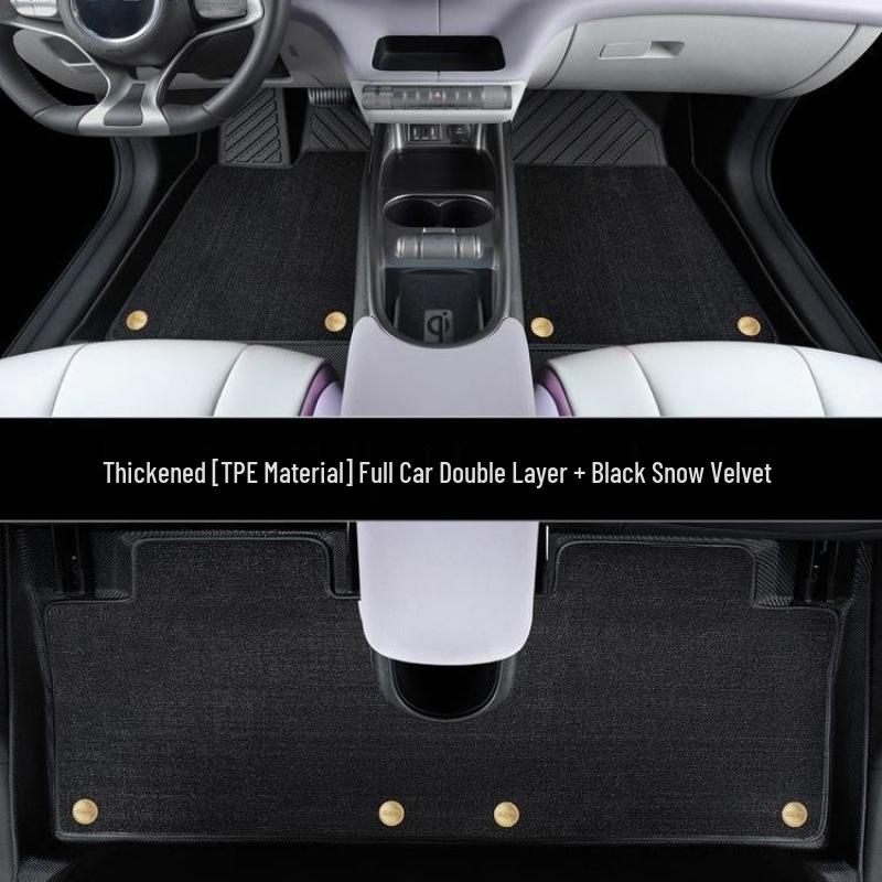 Custom TPE Rice Grain Texture Floor Mats for 2023 BYD Seagull