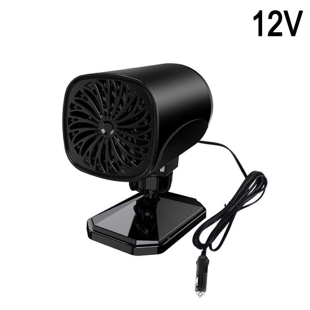 150W Car Air Heater 12/24V Winter Windshield Defroster Angle Adjustable Heating & Cooling Dual Use Cigarette Lighter Plug