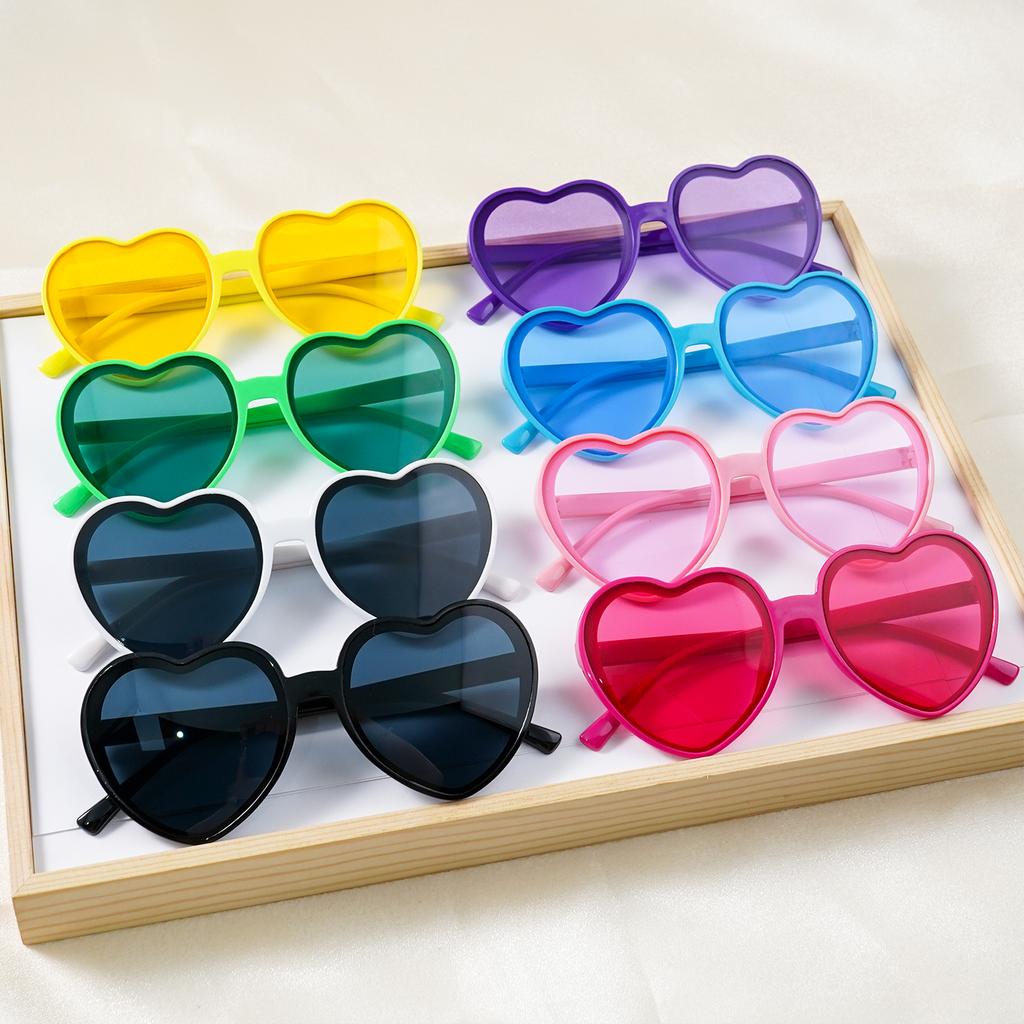 20Pcs Heart Shaped Glasses Cute Retro Decorative Casual For Women Men Christmas Halloween