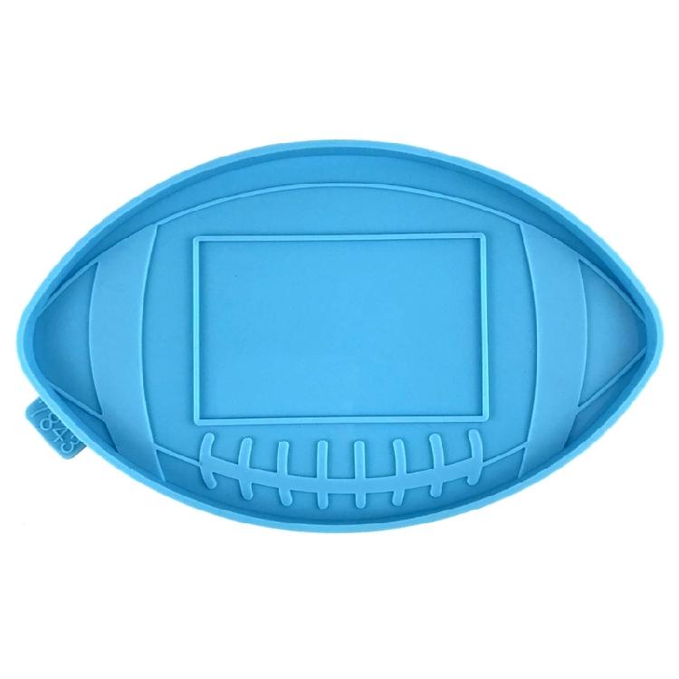 Photo Frame Silicone Mold Rugby Picture Frame Mold for DIY Crafts Table Ornament 1 синий