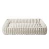 Luxury Plush Pet Bed Soft Cozy Dog Bed Cat Bed Calming Cushion Washable Anti Slip Comfortable Sleeping Sofa for Small Medium Pet