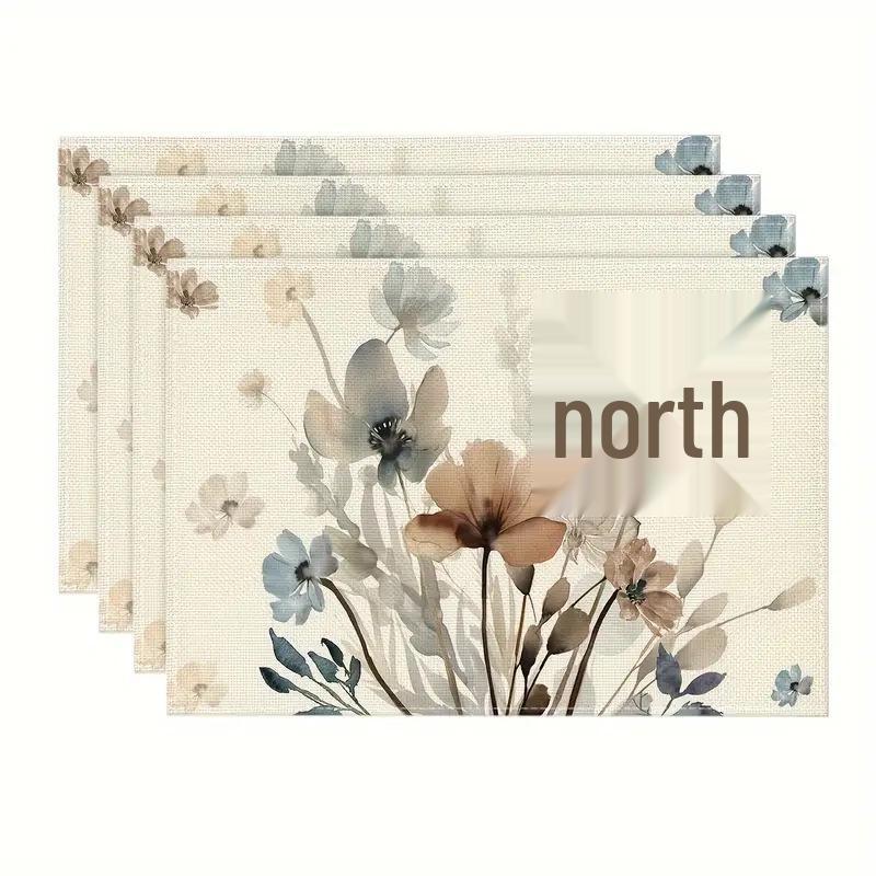 Printed Festival Party Placemats: Stain-Proof, Heat-Resistant Table Decoration