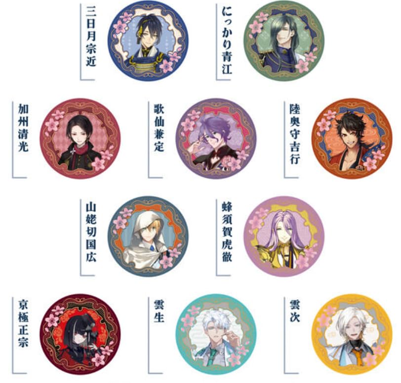 Petit Can Touken Ranbu ONLINE Part 1 1BOX (10 pieces) Candy Collection Tin