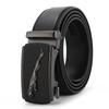 Frosted Automatic Buckle Edge Two-Layer Cowhide Belt, Business And Leisure Men'S Trendy Belt