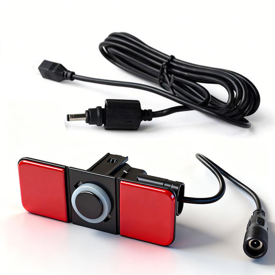 

Bow Style Original Flat Sensors Parking Sensor Vehicle Parktronic Sensors for Monitor Reverse System Black Silver White