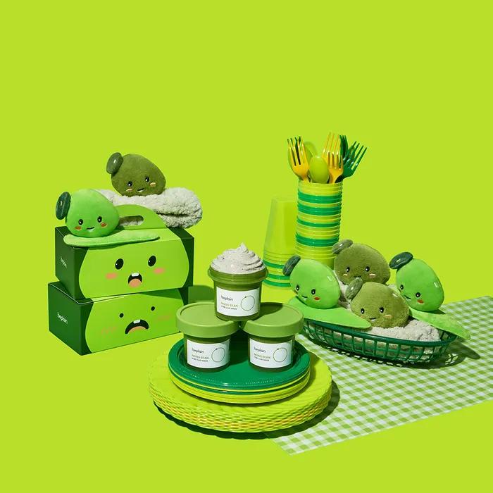 [Inklusive Reinigungsband] Grüne Bohne Poren Tonmasken Set