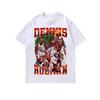Unisex Vintage Washed Cotton Long Sleeve Tee Oversized Fit Streetwear Graphic Print Round Neck