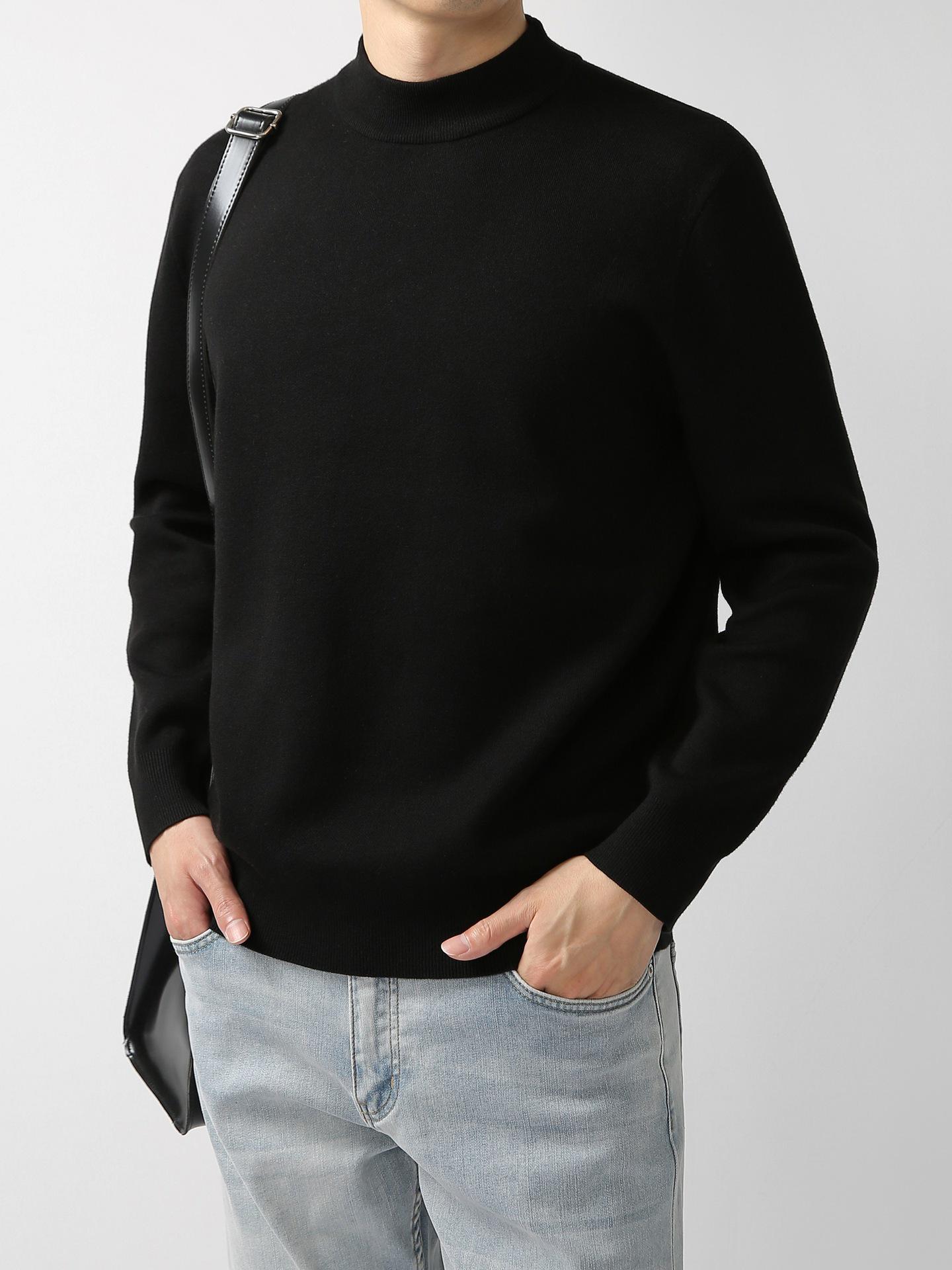 

Мужской осенний модный свитер-пуловер со средней горловиной XXL