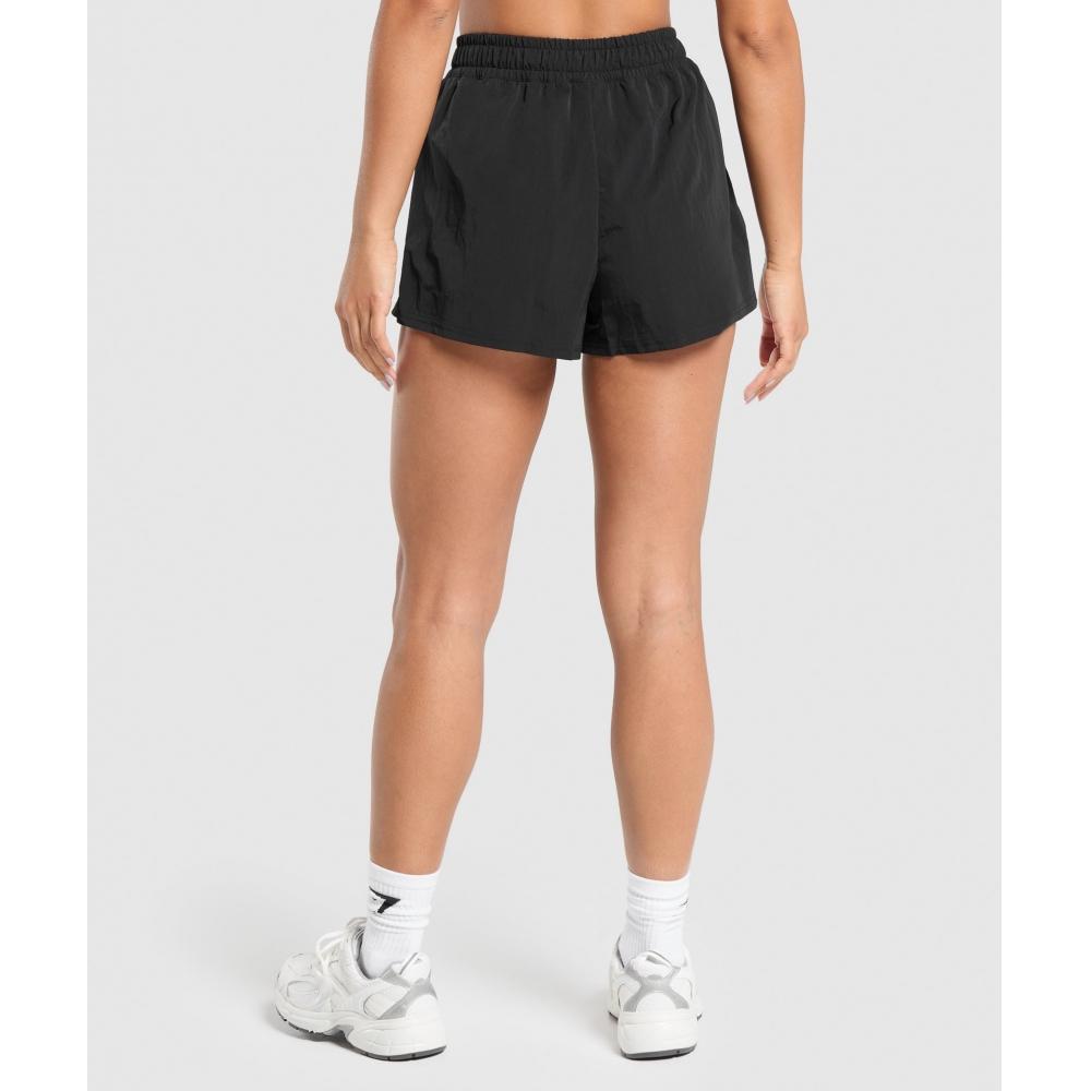Gymshark Buckle Waisted Shorts Black B8a9u Bb2j