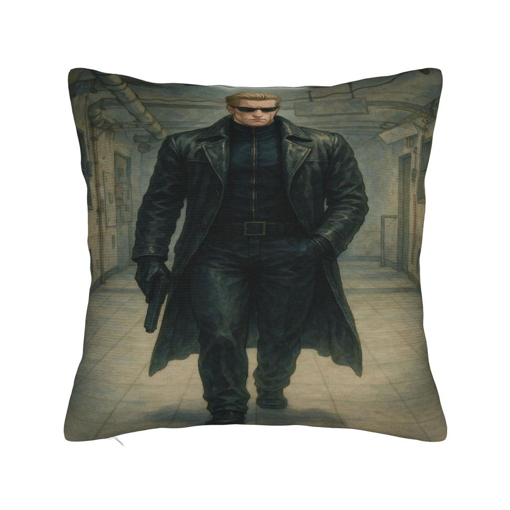 Y2K Seat Albert Wesker  Decor Pillowcase Merch  Pillow Cover Zipper Multi-Size