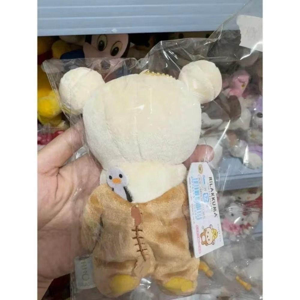 Cartoon Rilakkuma Keychain Cute Kawaii Schoolbag Pendant Replacement Plush Doll