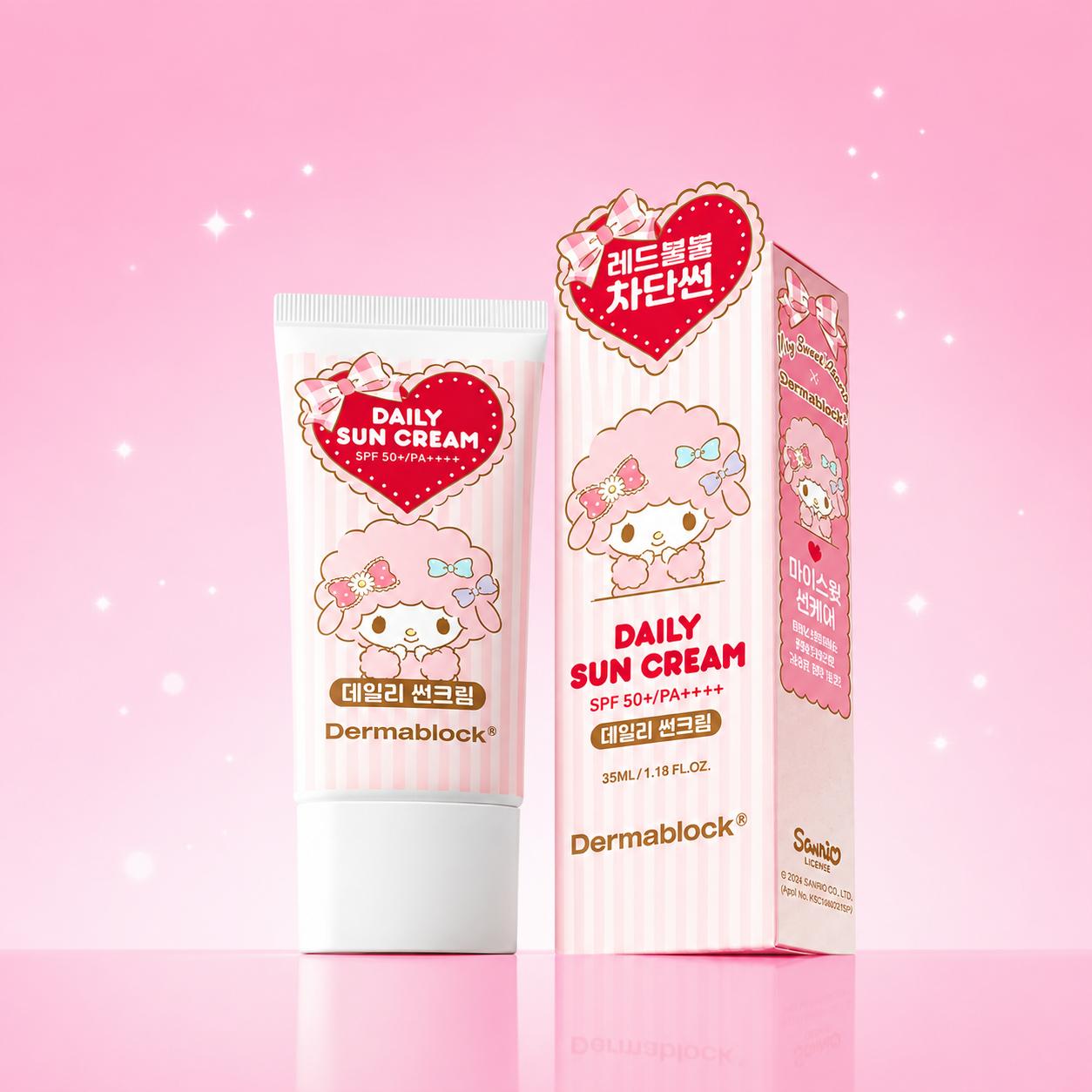 Derma Block Ежедневный солнцезащитный крем SPF50+ PA++++ 35 мл My Sweet Piano Edition – Легкий ежедневный солнцезащитный крем