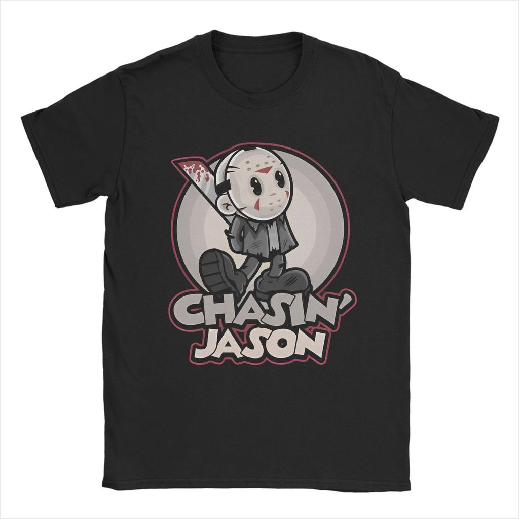 Jason Voorhees Friday 13th  T Shirt friday 13th Pure Cotton Clothing Funny Short Sleeve Round Neck Tees 4XL 5XL 6XL T-Shirt