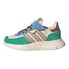 Adidas Originals Retropy F2 CF EL Classic Sweat-Absorbing Low-Top Casual Shoes Kids sneaker Wonder-White Miracle-Brown Light-Turf-Green JR7991