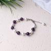 Bien Vetu 8Mm Cultured Pearl X Gemstone Silver Ball Layered Bracelet