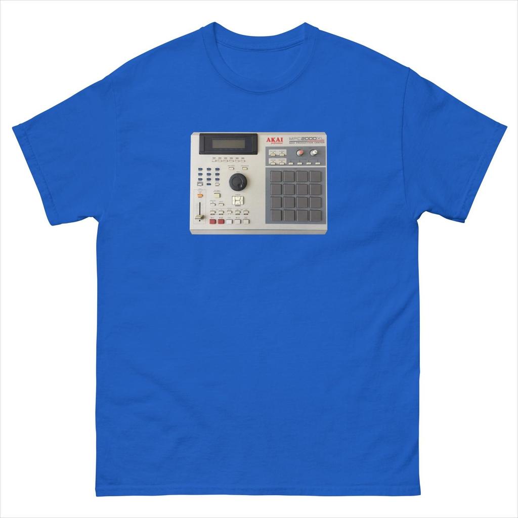 Camiseta Unissex Algodão Oversize Tamanho Grande Akai MPC 2000XL Camiseta akai sampler tee