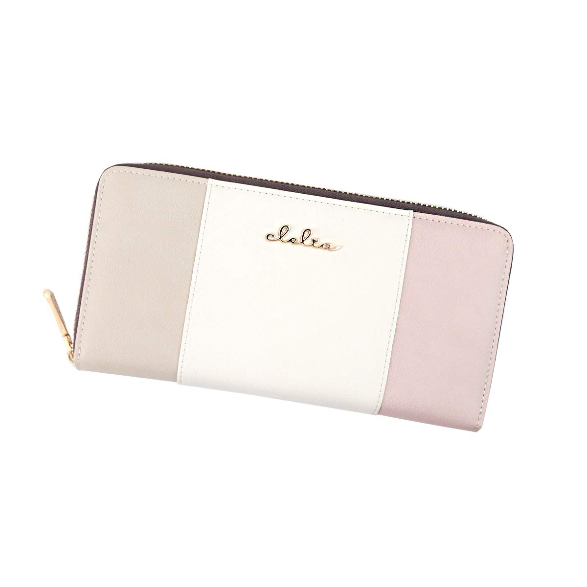 

Long Wallet Garcon Type Round Zipper Tricolor Liberte Series [Cleria] Women s [CL-17047] (Sakura)