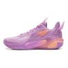 Li Ning Kinder Basketball Wind Shadow 2.0 Schlichte Mode Vielseitig Klassische Basketballschuhe Kinder Basketballschuhe Jasmin-Lila YKBV032-13