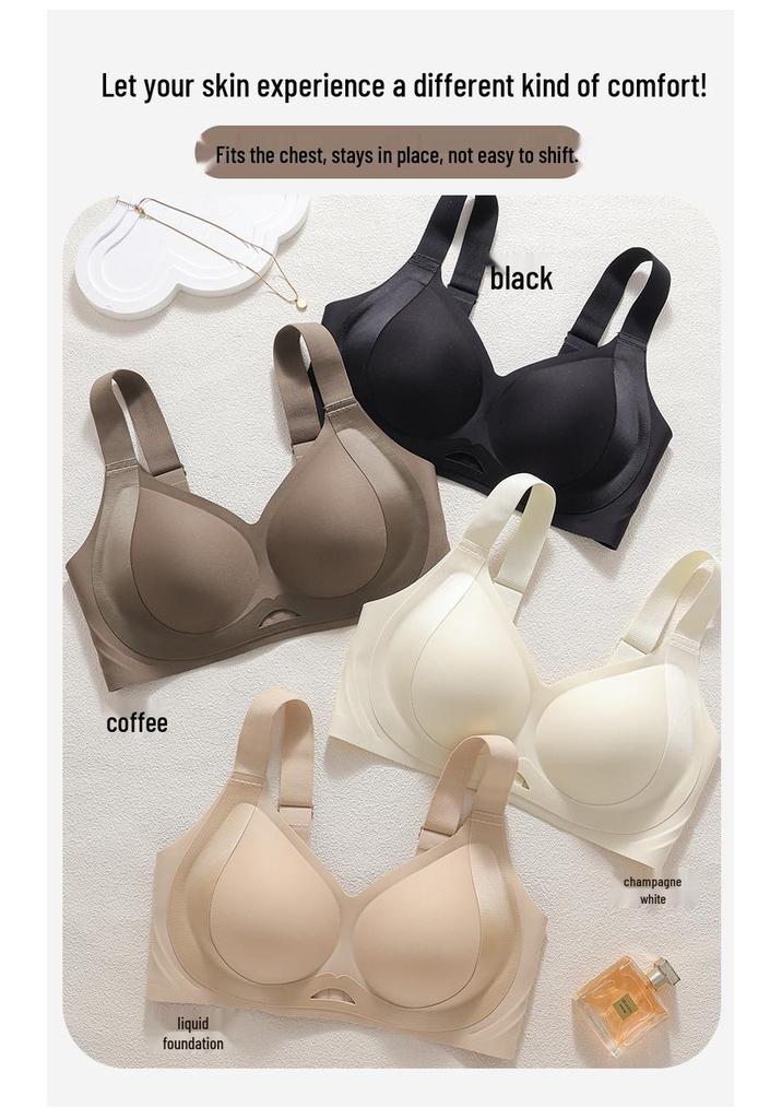 Summer Seamless Support Bra for Large-Breasted Women: Flattens, Lifts, and Gathers for a Slimmer Look