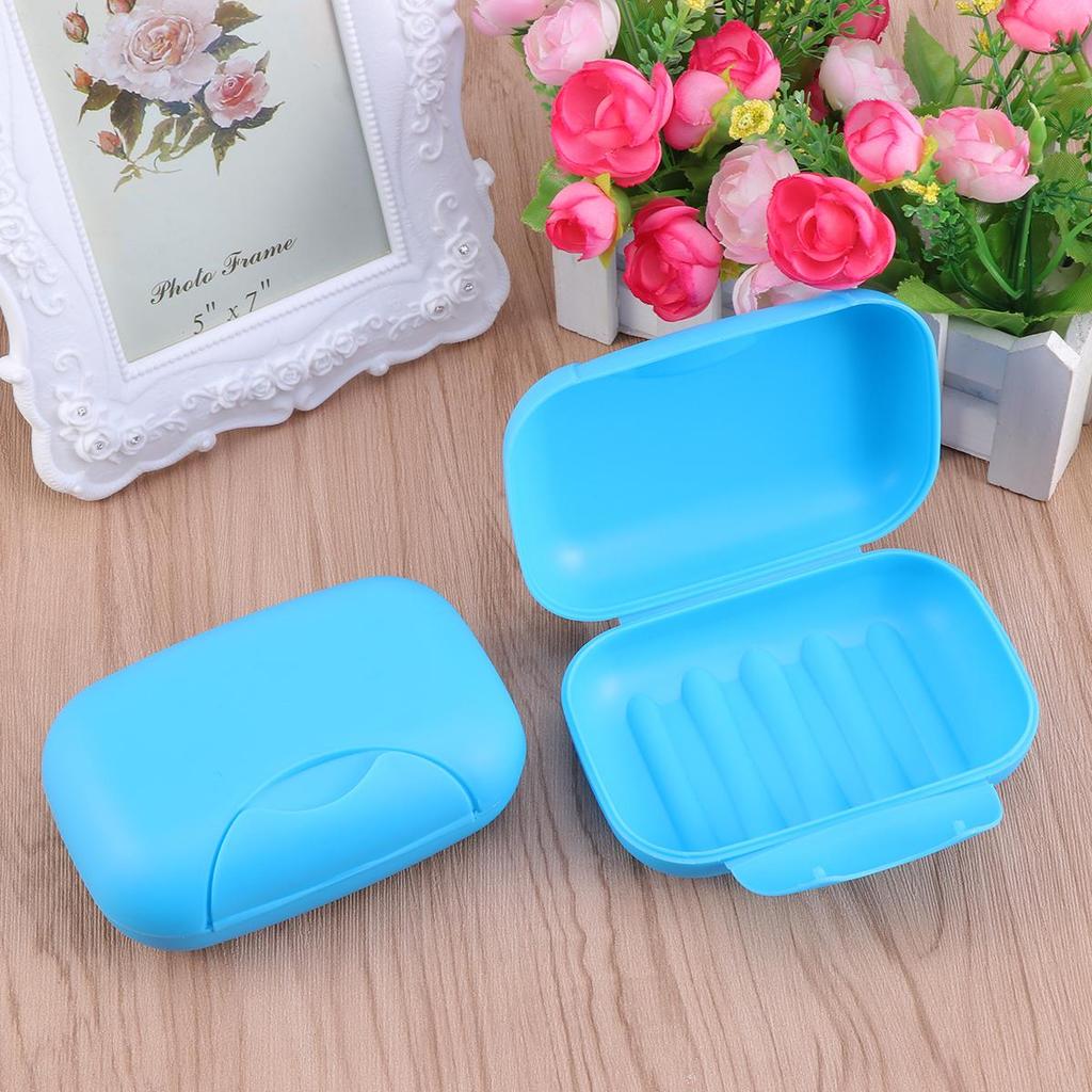 Portable Soap Dish Sealed Holder Travel Daily Necessity Compact Lightweight Practical Container Box Case PP Plastic Home