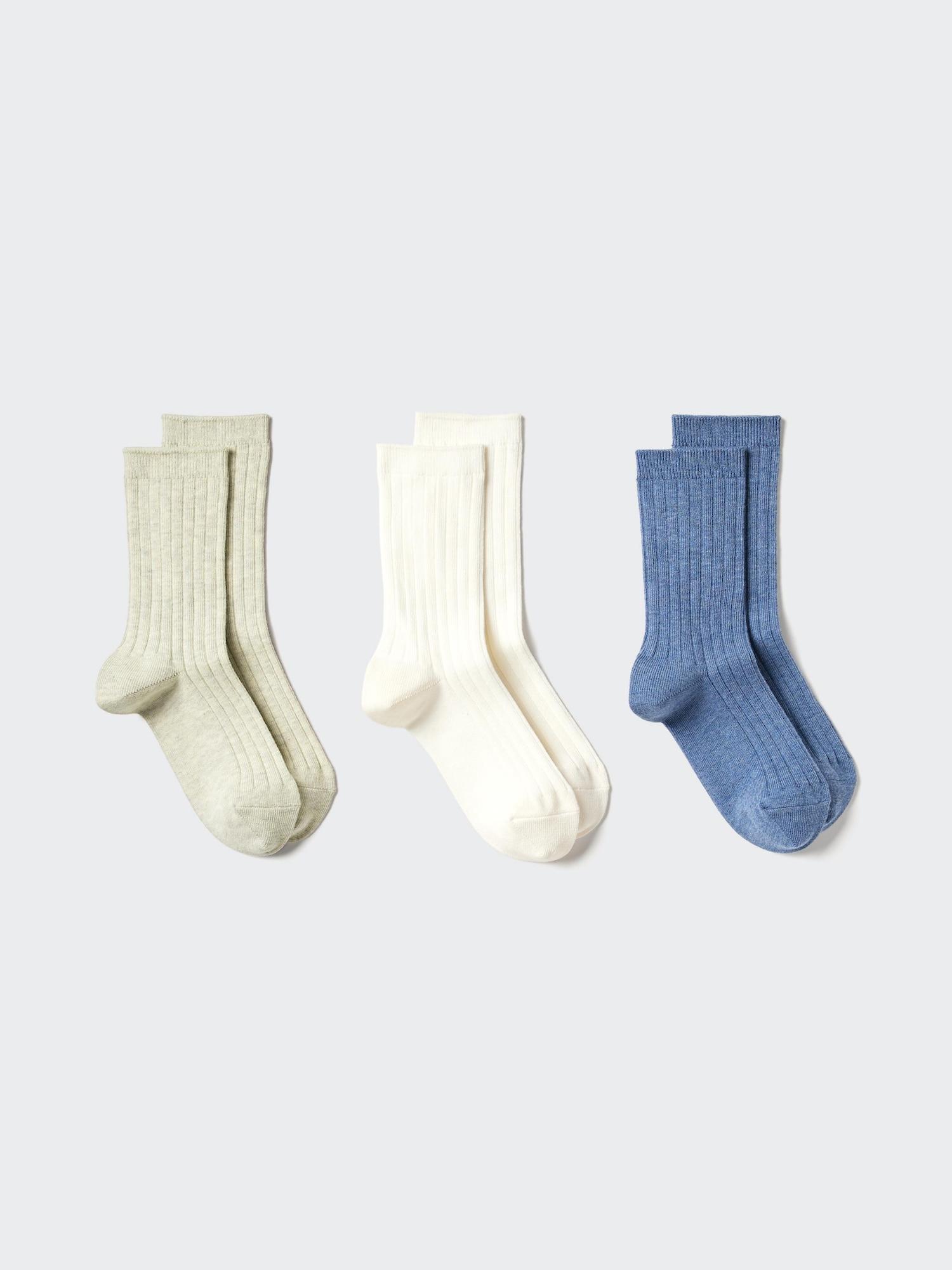 Носки Uniqlo Japan 3 пары 02 LIGHT GRAY/1620cm