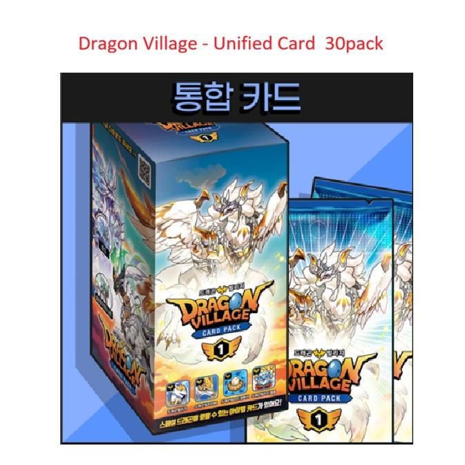 

Dragon Village Об єднана Картка 30 Пачок – Фентезійні Картки Колекційні Дракони (Сумісно з грою Dragon Village) 1box x 30pack