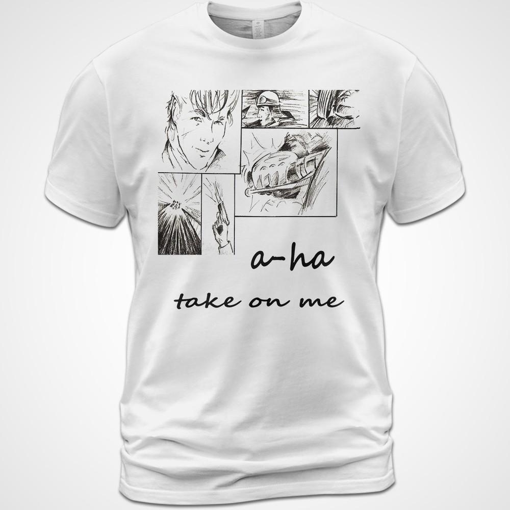 Cotton T-shirt Take On Me A-Ha Furuholmen Morten Harket Waaktaar-Savoy Unisex T-Shirt S
