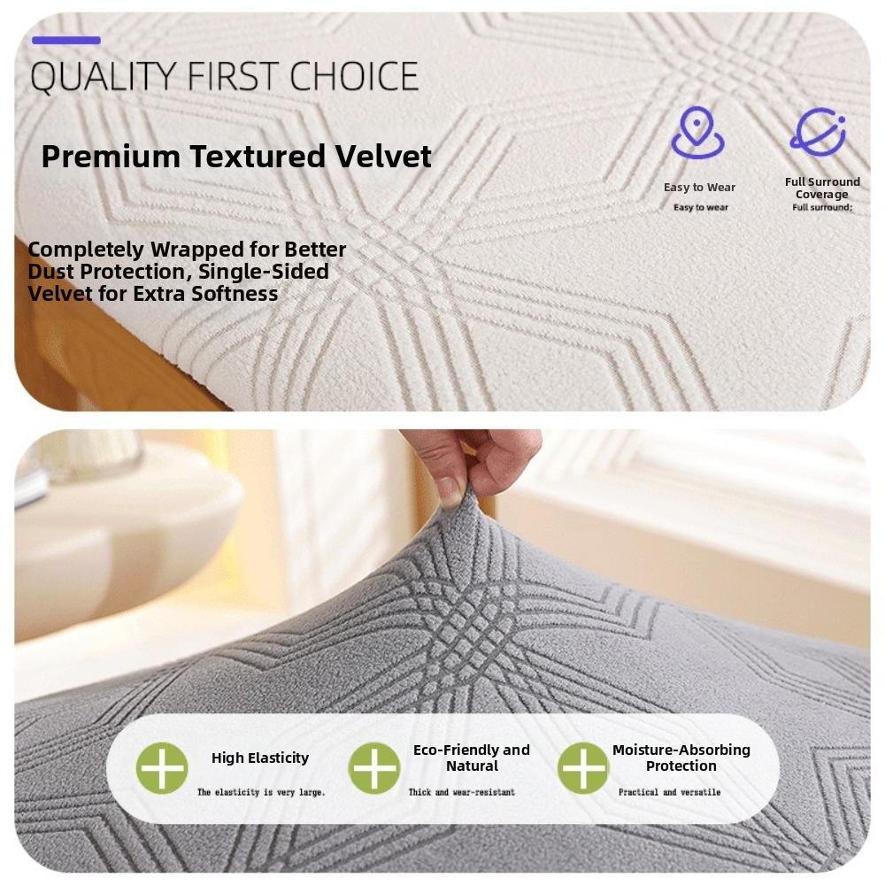Elastic Spandex Stretch Chair Cover Stretch Jacquard Jacquard Chair Cover Kitchen