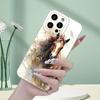 Creative Simple Beautiful Horse Phone Case For iPhone 17 Cases iPhone 16 Pro Max 15 14 13 12 11 XS X XR 7 8 Plus 16E 17Air Cover