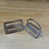 Scubas Diving Sidemount Webbings Strap Fixing Buckles Stainless Steel Knurled Buckles for Underwater Equipment