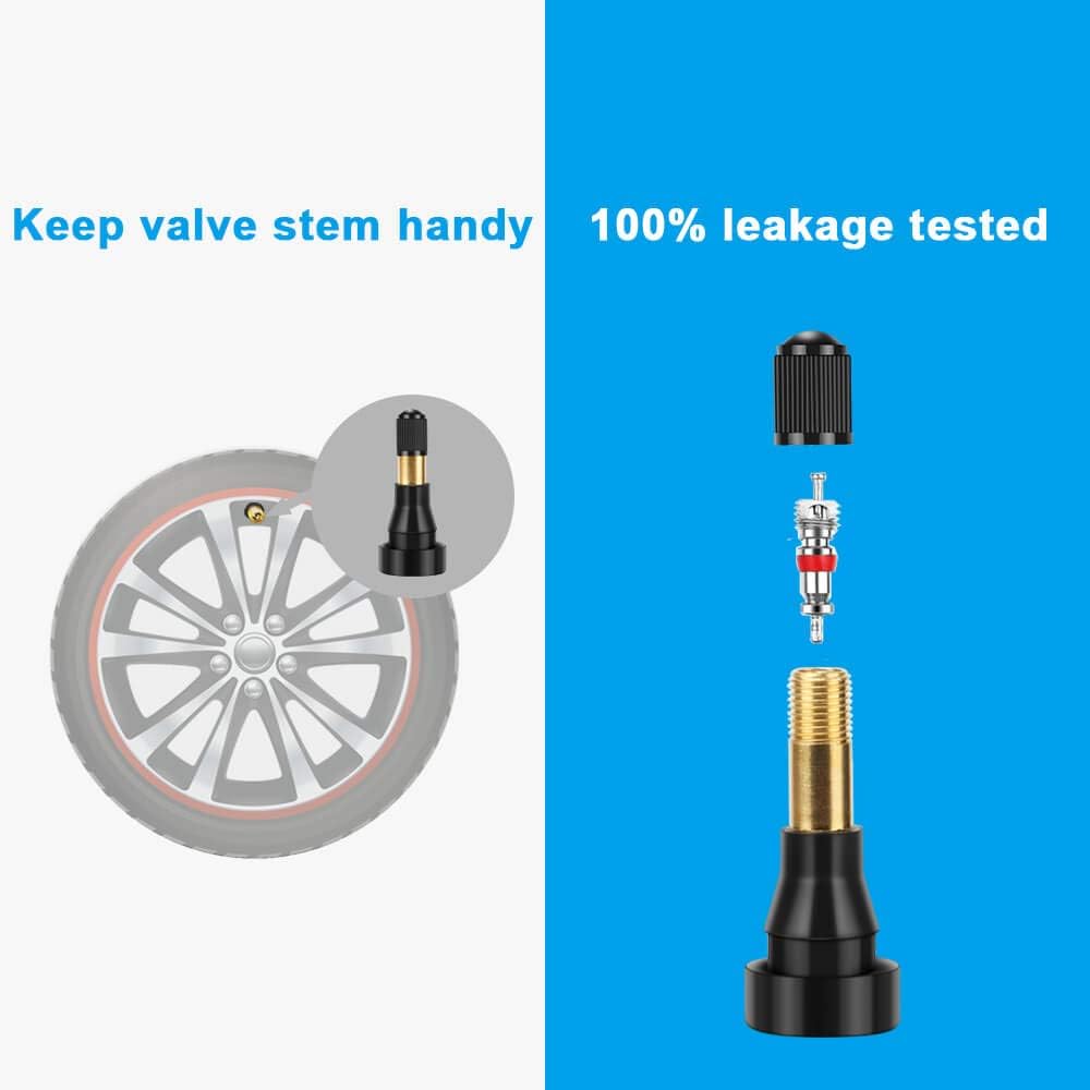 Riseuvo 5pcs TR600 High Pressure Tire Valve Stem - High-Pressure Tubeless Snap-in Valves Good for Larger or Heavy-Duty Vehicle