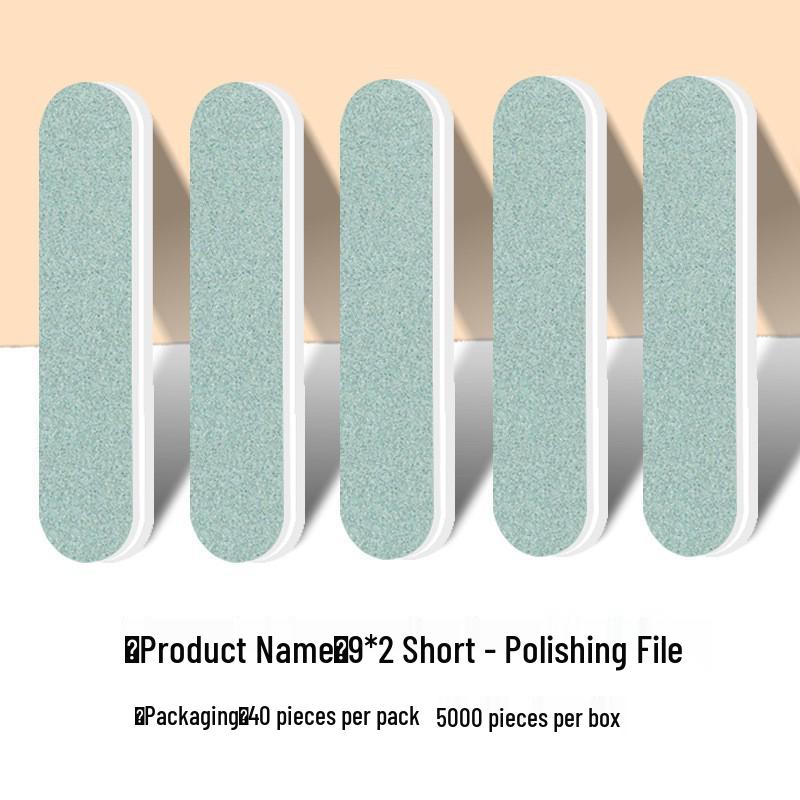 9cm Mini Double-Sided Nail File for Shaping and Polishing Acrylic Nails